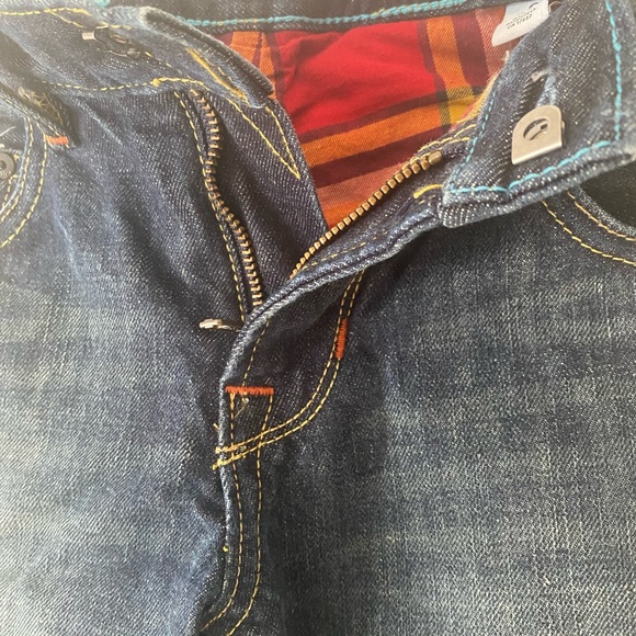 Gap kids flannel lined relaxed jeans - Picture 4 of 6